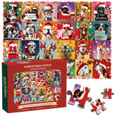 Christmas Dogs Jigsaw Puzzle 1000 Pieces